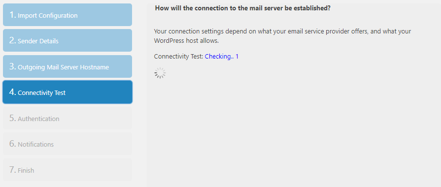 Post SMTP 셋업