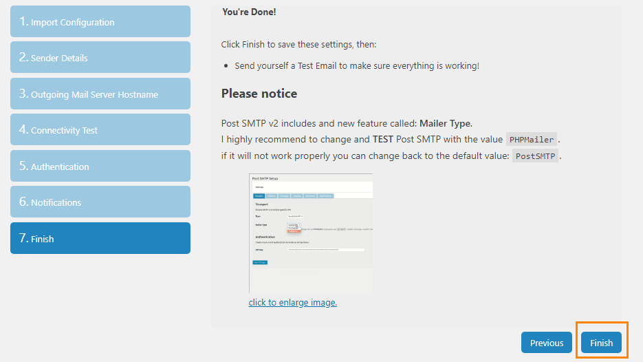 Contact Form 7 메일 전송오류 해결